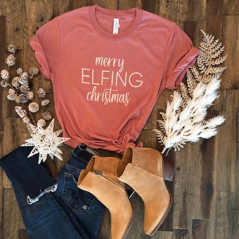 MERRY ELFING CHRISTMAS (women's)