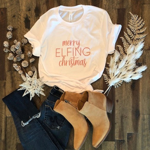 MERRY ELFING CHRISTMAS (women's)