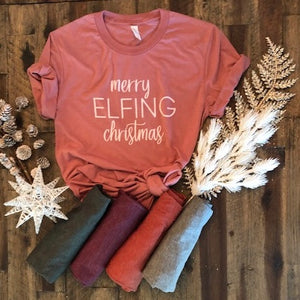 MERRY ELFING CHRISTMAS (women's)